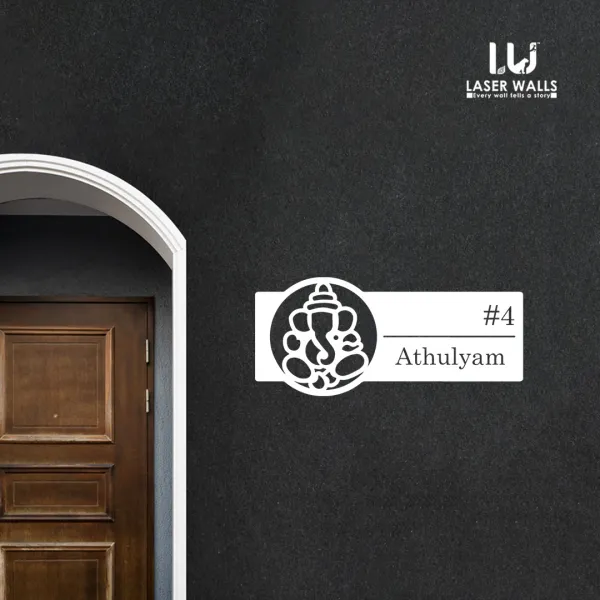 Lord_Ganesha_Farm_House_House_Name_Plate_Number_Plate_Wooden_Name_Plate_Customised_Number_Plate_Steel_Name_Plate_Lasercut_Name_Plate