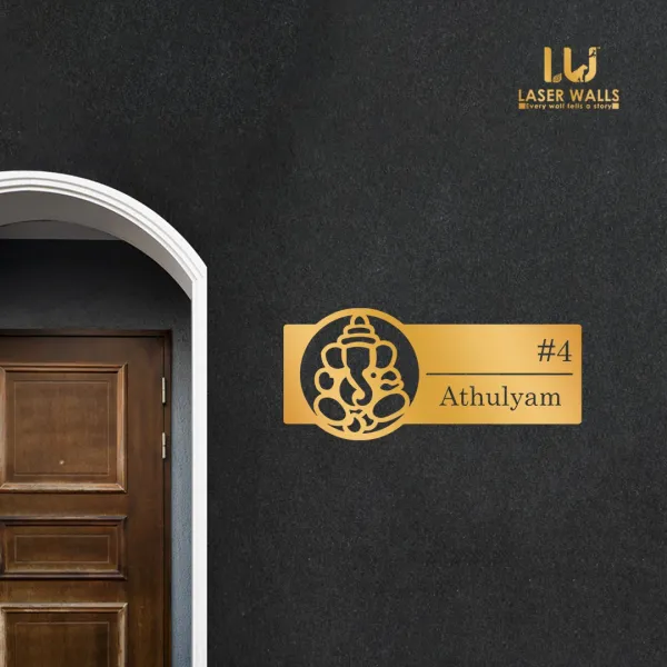 Lord_Ganesha_Farm_House_House_Name_Plate_Number_Plate_Wooden_Name_Plate_Customised_Number_Plate_Steel_Name_Plate_Lasercut_Name_Plate