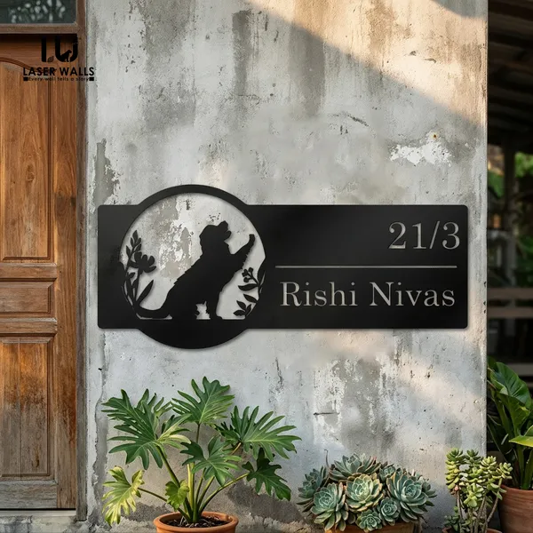 Pet_Name_Board_Dog_Farm_House_House_Name_Plate_Number_Plate_Wooden_Name_Plate_Customised_Number_Plate_Steel_Name_Plate_Lasercut_Name_Plate
