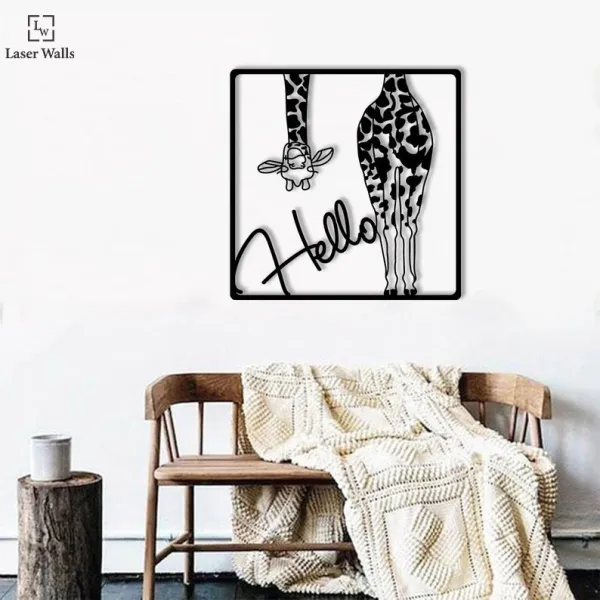 Iraffe_Metal_Wall_Decor_Animal_Wall_Decor_Wall_Art_Home_Decor_Metal_Wall_Hanging_Kids_Room_Decor_Gift_Hello_Giraffe_Metal