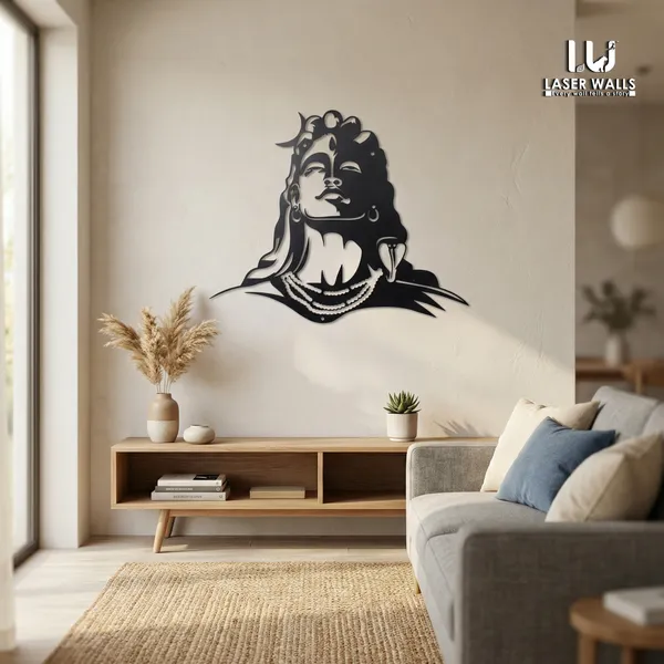 Lord_Shiva_Metal_Art_From_Laserwall_Home_Decor_Metal_Wall_Art_Craft_Metalwork_Metal_Wall_Hangings_Indian_Handicrafts_Adiyogi_Metal_Art