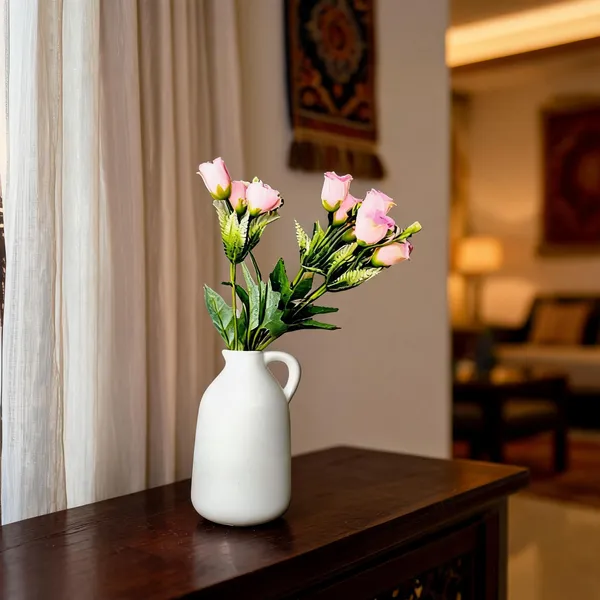 White_Ceramic_Decorative_Jug_Vase