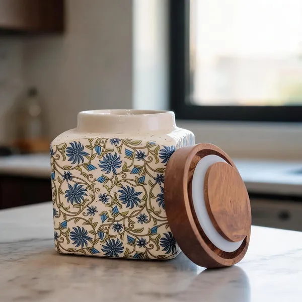 Multicolor_Ceramic_&_Wood_Food_Storage_Container_With_Lid