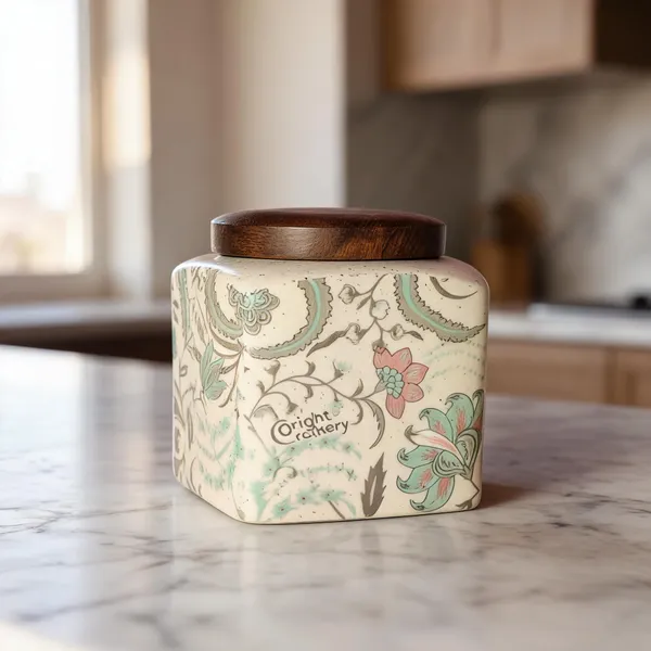 Multicolor_Ceramic_&_Wood_Food_Storage_Container_With_Lid