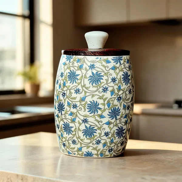 Dark_Blue_Ceramic_&_Wood_Airtight_Food_Storage_Container