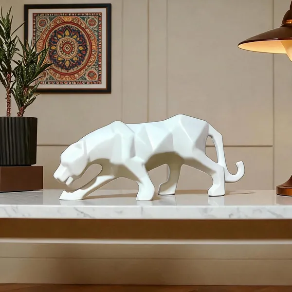 White_Ceramic_Decorative_Sculpture