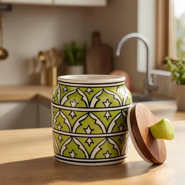 Green_Ceramic_Food_Storage_Container_With_Lid
