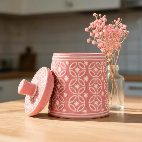 Pink_Ceramic_Food_Storage_Container_With_Lid