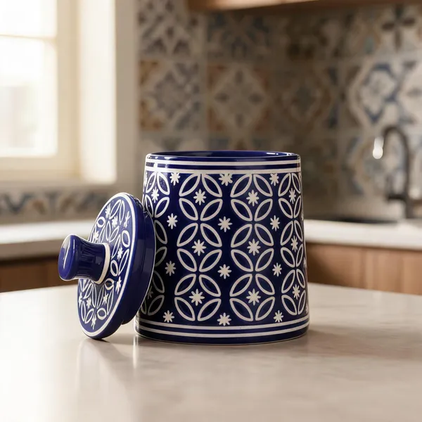 Blue_Ceramic_Pickle_Storage_Jar