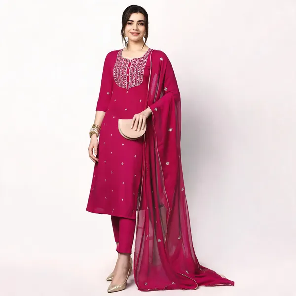 Pink_Rayon_Slub_Straight_Embroidered_Kurta_Set_For_Women