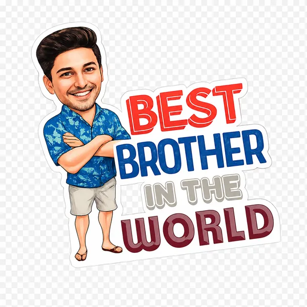 Acrylic_Best_Brother_Typographic_Caricature_Tabletop_Standee