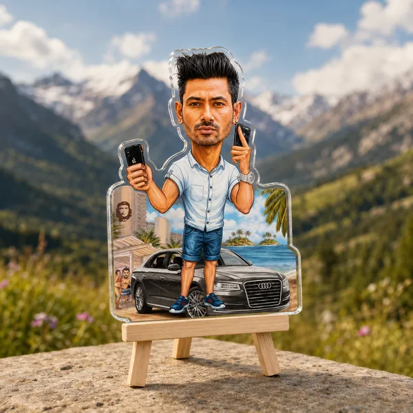 Acrylic_Lifestyle_Character_Luxury_Caricature_Tabletop_Standee