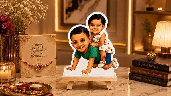 Acrylic_Raksha_Bandhan_Sibling_Caricature_Standee