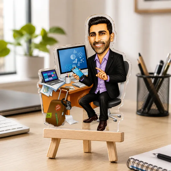 Acrylic_Office_Professional_Workstation_Caricature_Standee