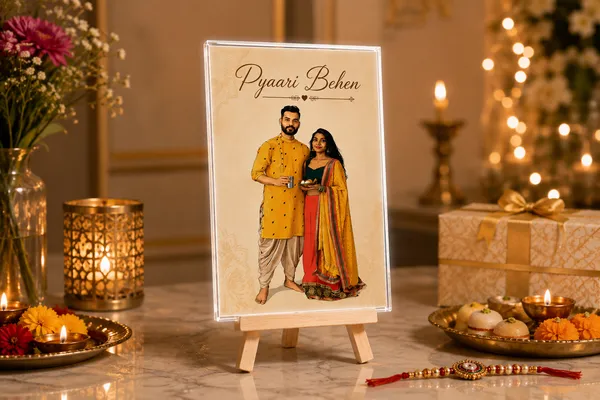 Acrylic_Pyaari_Behen_Festive_Photo_Frame_With_Wooden_Easel