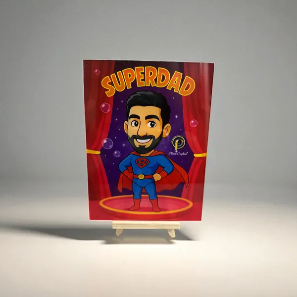 Acrylic_Superdad_Superhero_Cartoon_Print_Poster