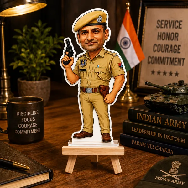 Acrylic_Indian_Police_Officer_Illustrated_Caricature_Standee
