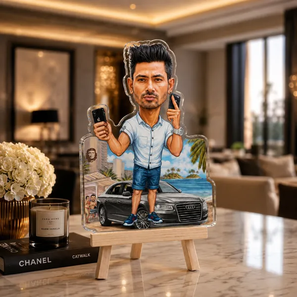 Acrylic_Lifestyle_Character_Luxury_Caricature_Tabletop_Standee