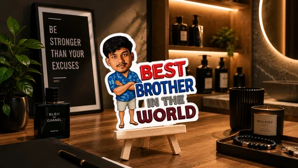 Acrylic_Best_Brother_Typographic_Caricature_Tabletop_Standee