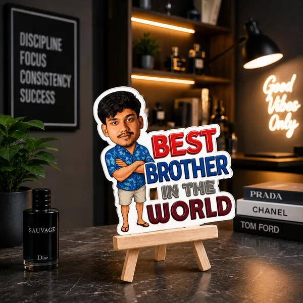 Acrylic_Best_Brother_Typographic_Caricature_Tabletop_Standee