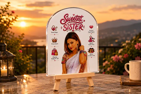 Acrylic_Arched_Sweetest_Sister_Printed_Decorative_Plaque