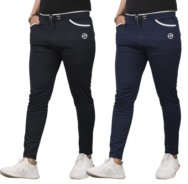 JackMail_Pack_of_2_Men_Printed_Black,_Dark_Blue_Track_Pants