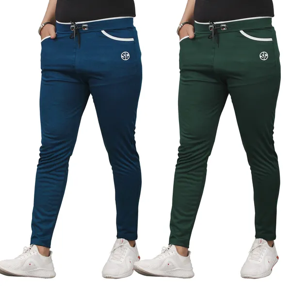 Pack_Of_2_Airforce_&_Green_Polyester_Slim_Fit_Jogger_Pants_For_Men