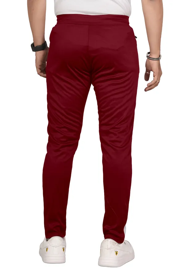 Maroon_Polyester_Tapered_Track_Pants_For_Men
