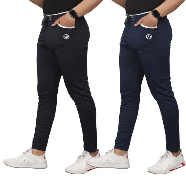 JackMail_Pack_of_2_Men_Printed_Black,_Dark_Blue_Track_Pants