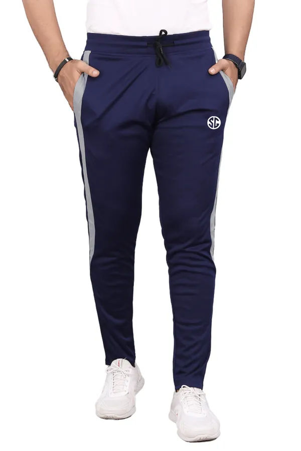 JackMail_Men_Solid_Navy_Track_Pants_For_Men