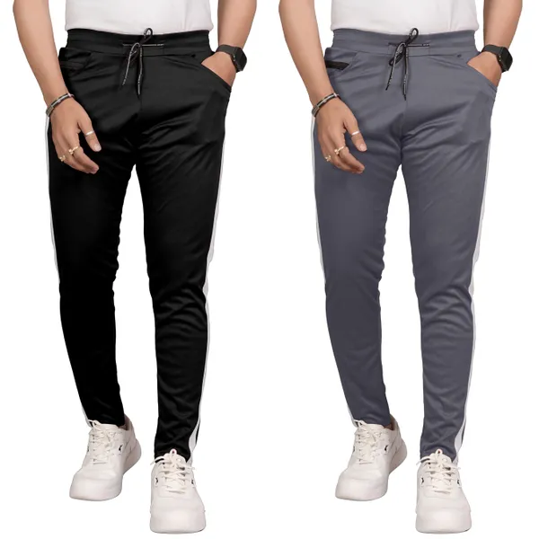Black_&_Grey_Polyester_Slim_Fit_Track_Pants_For_Men_Pack_Of_2