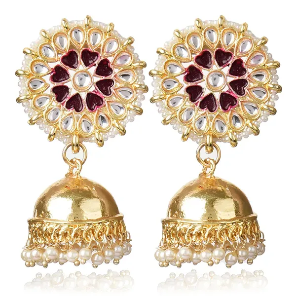 Multicolor_Brass_Earrings_For_Women