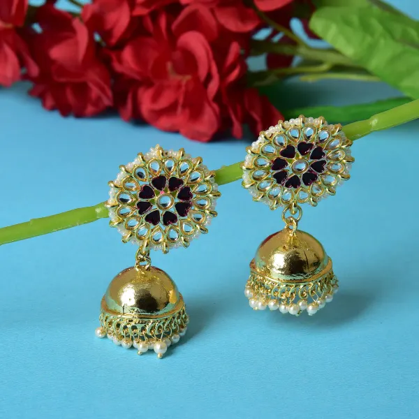 Multicolor_Brass_Earrings_For_Women