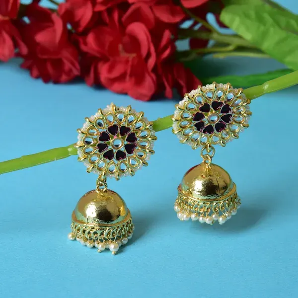 Multicolor_Brass_Earrings_For_Women