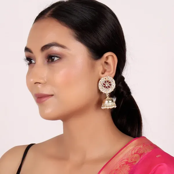 Multicolor_Brass_Earrings_For_Women