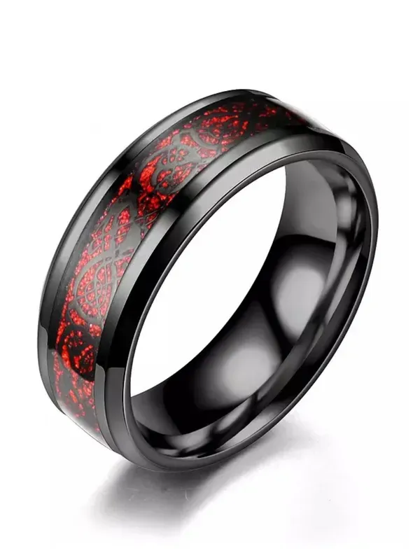 Black_&_Red_Stainless_Steel_Ring_For_Unisex