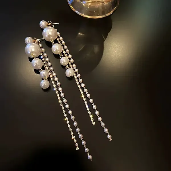 Gold_Pearl_Crystal_Rhinestone_Tassel_Drop_Earrings_For_Women