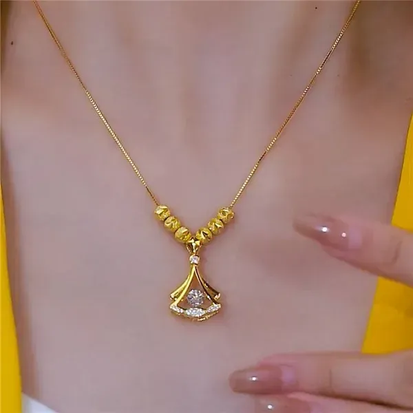 Golden_Stainless_Steel_Adjustable_Necklace_For_Women