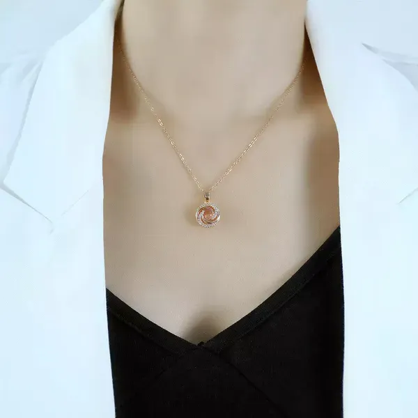 Rose_Gold_Plated_Metal_Necklace_For_Women