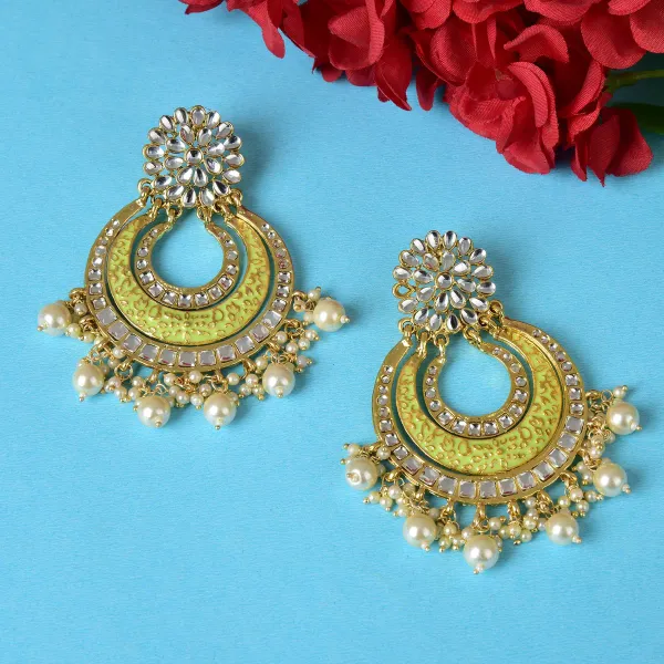 Green_Brass_Earrings_For_Women