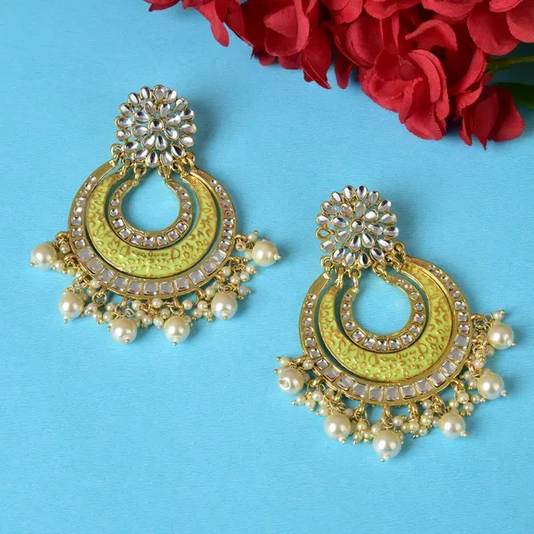 Green_Brass_Earrings_For_Women