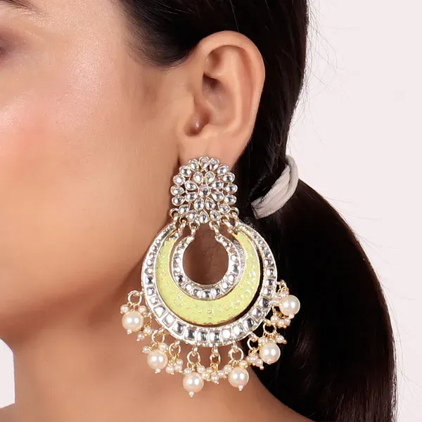 Green_Brass_Earrings_For_Women
