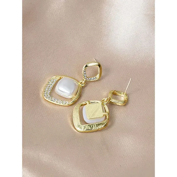 Pearl_Crystal_Rhinestone_Square_Drop_Earrings_For_Women