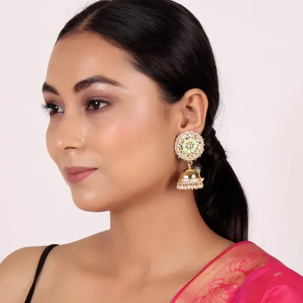 Multicolor_Brass_Earrings_For_Women