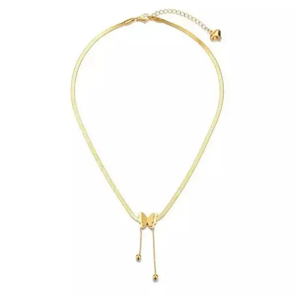 Golden_Stainless_Steel_Adjustable_Necklace_For_Women