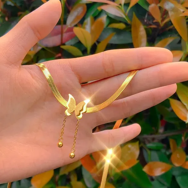 Golden_Stainless_Steel_Adjustable_Necklace_For_Women