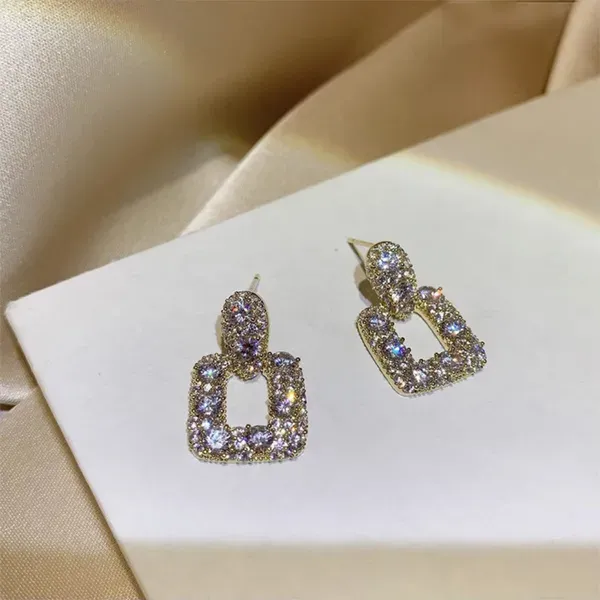 Red_Crystal_Rhinestone_Geometric_Square_Drop_Earrings_For_Women