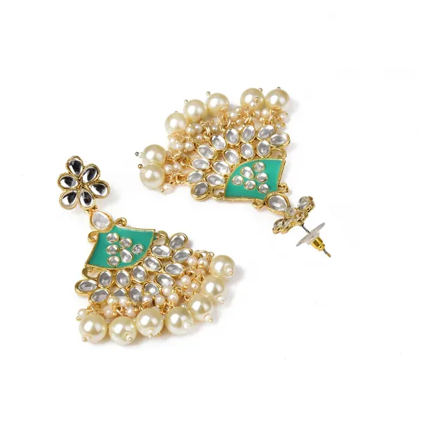 Light_Green_Brass_Earrings_For_Women