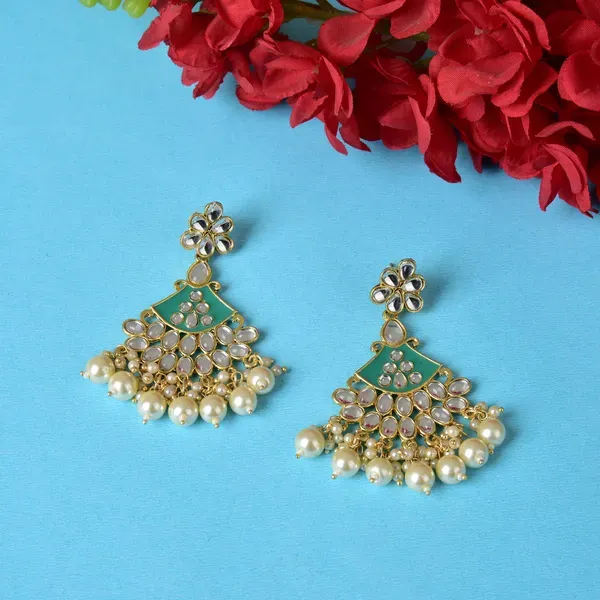 Light_Green_Brass_Earrings_For_Women