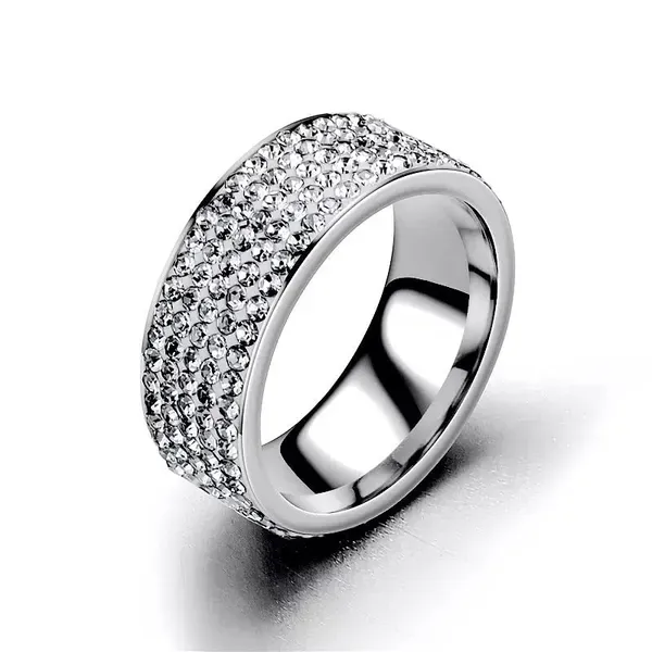 Silver_Stainless_Steel_Classic_Ring_For_Unisex